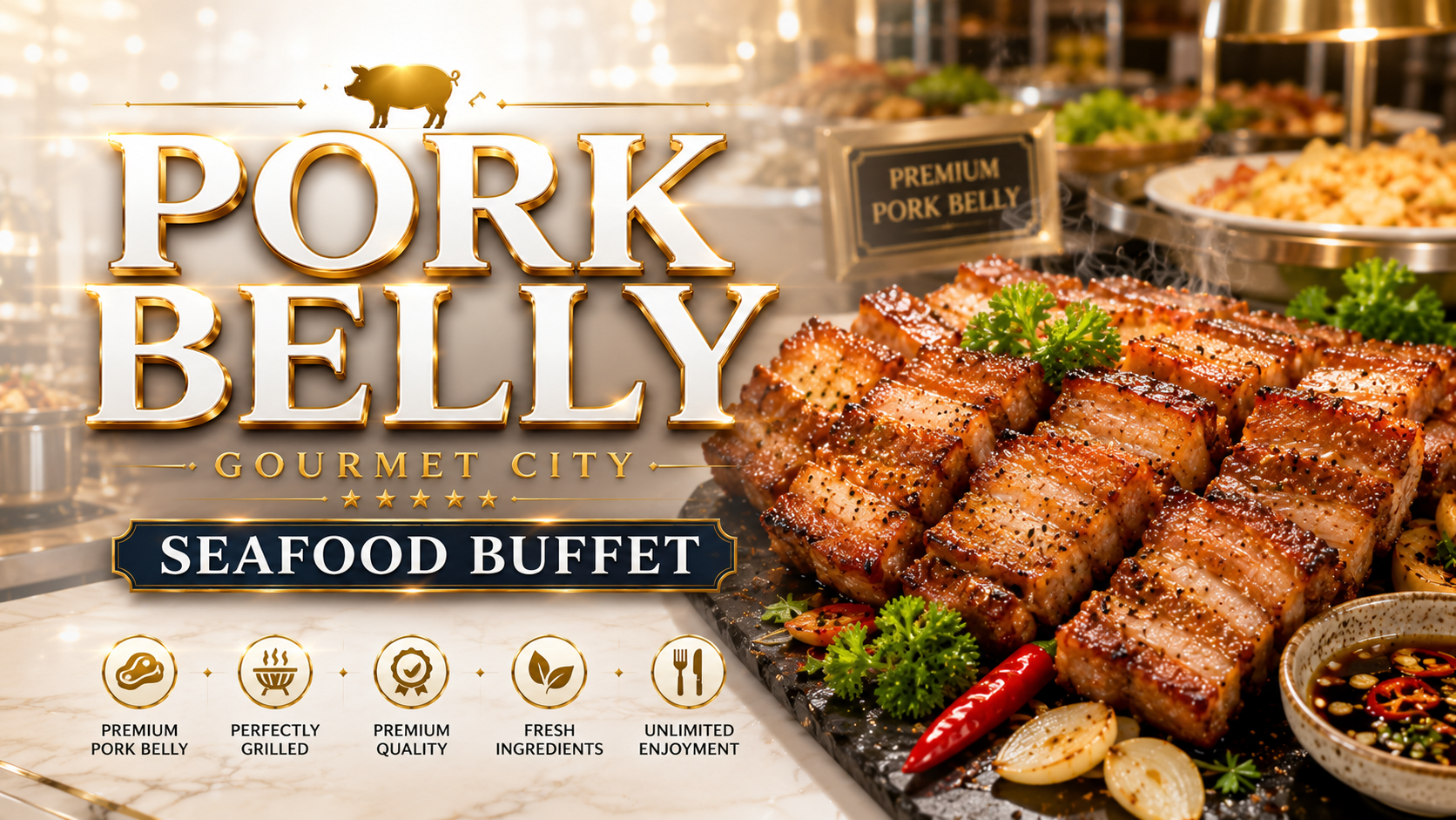 Pork Belly Seafood Bufet