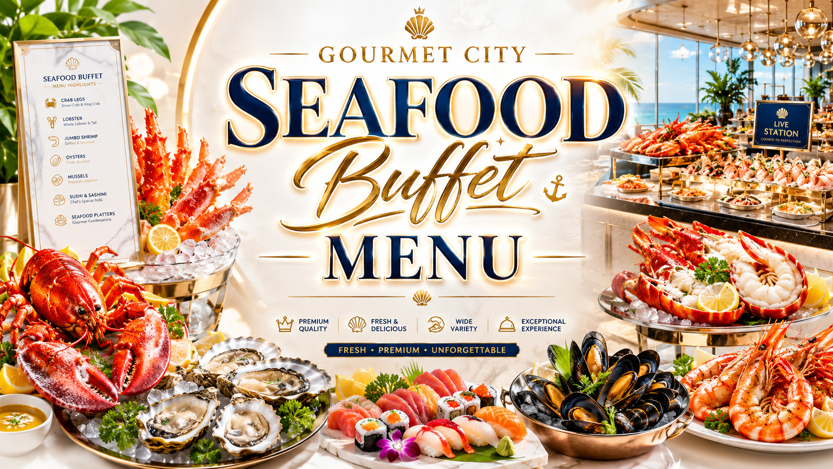 Gourmetcity Seafood Menu with Price